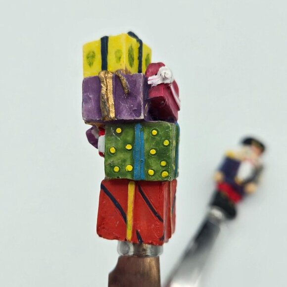 Christmas cheese spreader knife, Christmas butter knife 2 pcs - Picture 6 of 8